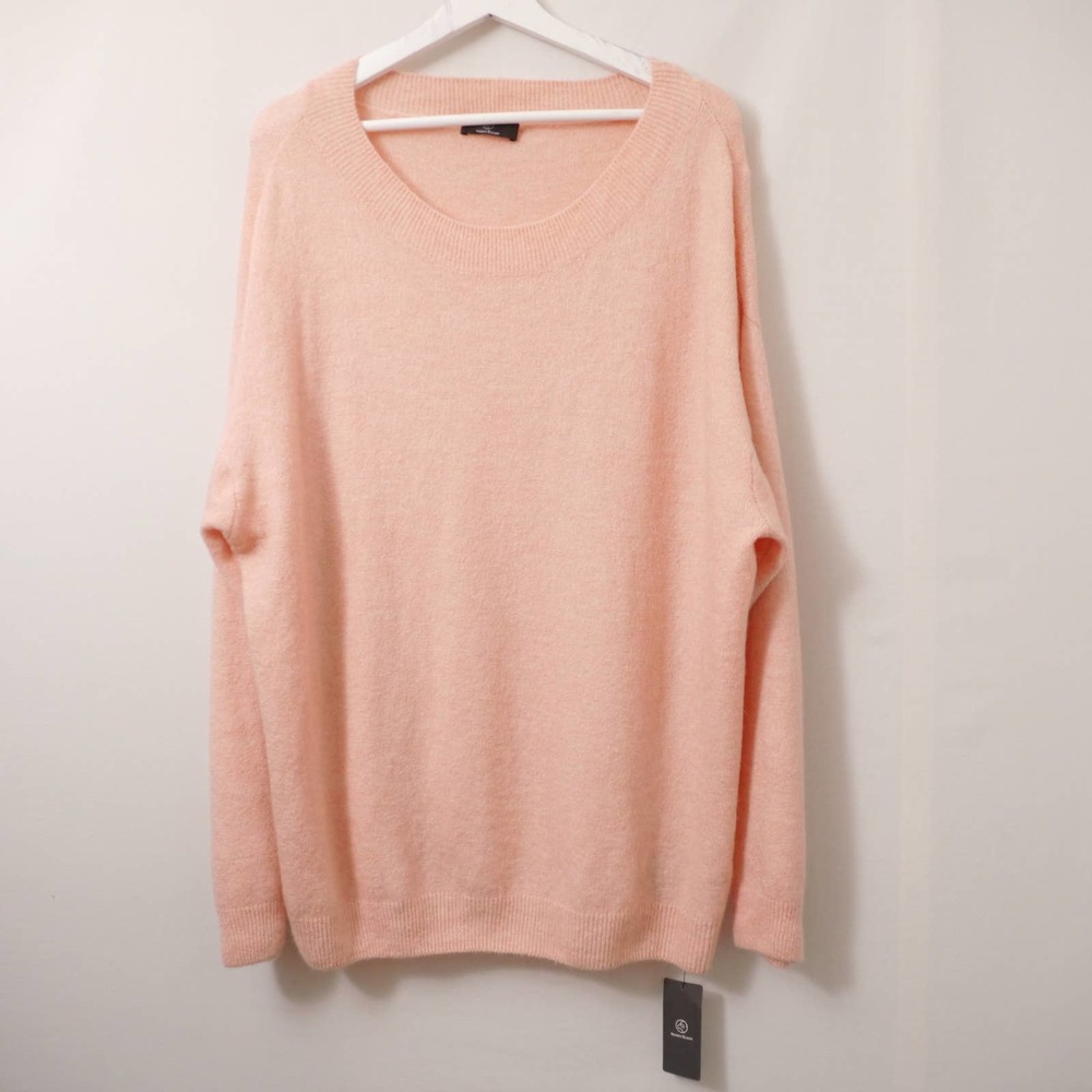 Woolen Bloom Light Pink Soft Knit Sweater Size XXL